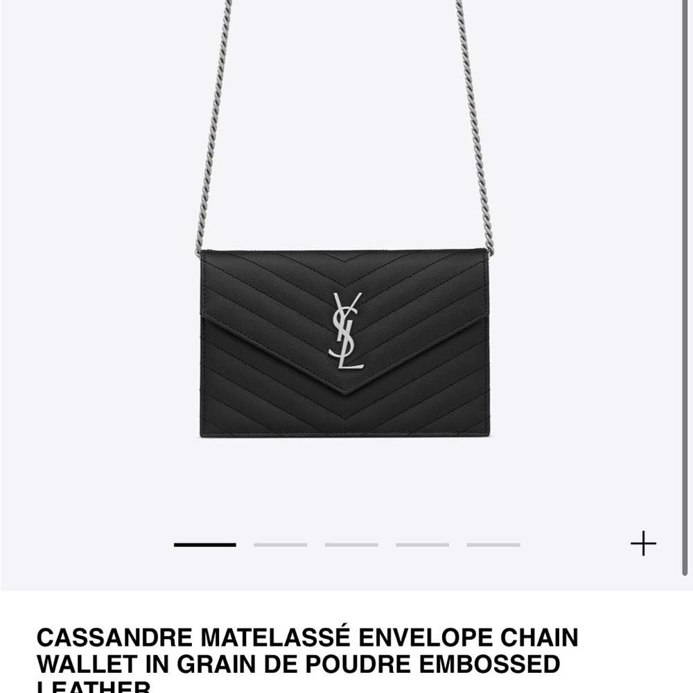 - YSL Envelope black  purse